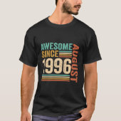 T-shirt Magnifique Depuis Août 1996 27 Ans 27E Anniversair (Devant)