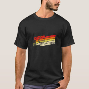 T-shirt Magnifique depuis Best Of 1971 51ème Vintage Retro