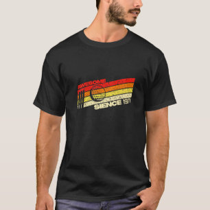 T-shirt Magnifique depuis Best Of 1971 51ème Vintage Retro