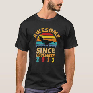 T-shirt Magnifique Depuis Décembre 2013 8E Anniversaire Vi