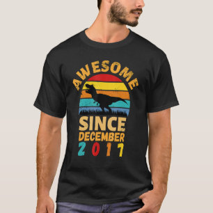 T-shirt Magnifique depuis décembre 2017 4ème anniversaire