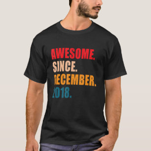 T-shirt Magnifique depuis décembre 2018 Vintage Personnali