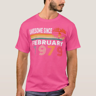 T-shirt Magnifique Depuis Février 1979