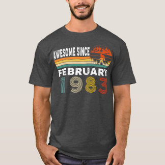 T-shirt Magnifique Depuis Février 1983