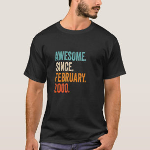 T-shirt Magnifique depuis février 2000 23ème anniversaire