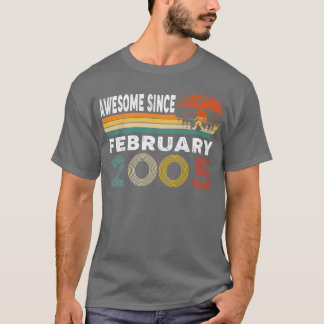 T-shirt Magnifique Depuis Février 2005