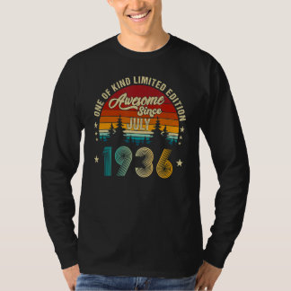 T-shirt Magnifique depuis juillet 1936 86e anniversaire 86