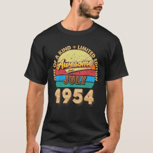 T-shirt Magnifique Depuis Juillet 1954 69 Ans 69ème