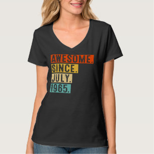 T-shirt Magnifique depuis juillet 1965 Vintage 57ème anniv