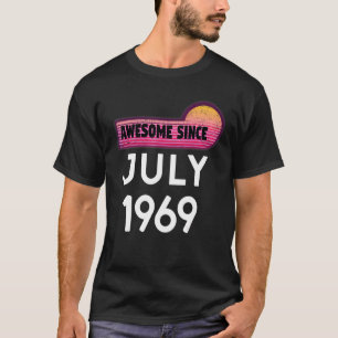 T-shirt Magnifique depuis juillet 1969 Anniversaire 1969 J
