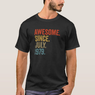 T-shirt Magnifique Depuis Juillet 1979 43E Anniversaire Vi