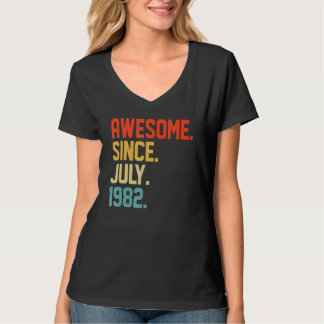 T-shirt Magnifique depuis juillet 1982 40 ans 40e annivers