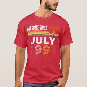 T-shirt Magnifique Depuis Juillet 1991