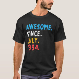 T-shirt Magnifique Depuis Juillet 1994 29 Ans 29ème Annive