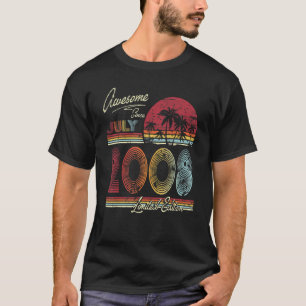 T-shirt Magnifique Depuis Juillet 2008 14 Ans 14ème Annive