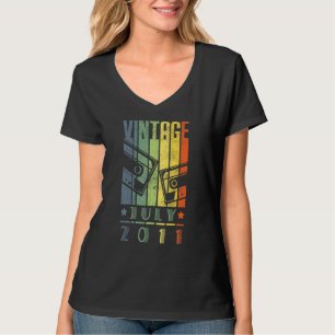 T-shirt Magnifique Depuis Juillet 2011 11 Ans 11ème Annive
