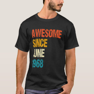T-shirt Magnifique depuis juin 1968 54e anniversaire 54 an