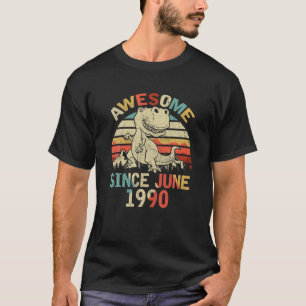 T-shirt Magnifique Depuis JUIN 1990 30E Anniversaire Du Di