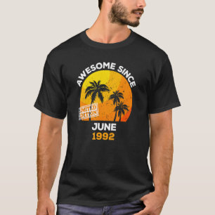 T-shirt Magnifique depuis juin 1992 Retro Hommes & Femmes 