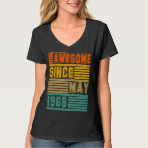 T-shirt Magnifique Depuis Mai 1968 Vintage 54ème Hommes Et