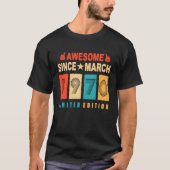 T-shirt Magnifique Depuis Mars 1970 54 Ans 54e Anniversair (Devant)