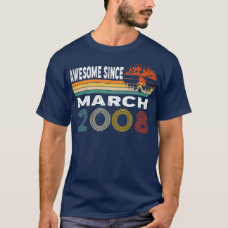 T-shirt Magnifique Depuis Mars 2008