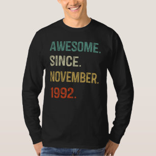 T-shirt Magnifique depuis novembre 1992 30e anniversaire 3