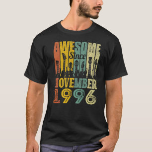 T-shirt Magnifique depuis novembre 1996 26e anniversaire p
