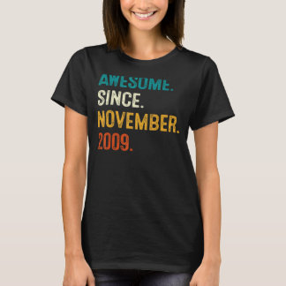 T-shirt Magnifique depuis novembre 2009 13e anniversaire 1