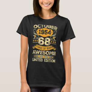 T-shirt Magnifique depuis octobre 1954 68 Ans 68e Naissanc