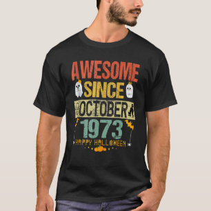T-shirt Magnifique depuis octobre 1973 49e Anniversaire co
