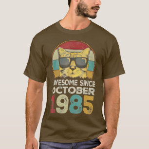 T-shirt Magnifique depuis octobre 1985 37e anniversaire Ca