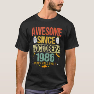 T-shirt Magnifique depuis octobre 1986 36e costume d'anniv
