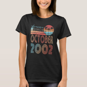 T-shirt Magnifique depuis octobre 2002 20e anniversaire 20
