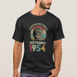 T-shirt Magnifique depuis septembre 1954 68e anniversaire