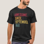 T-shirt Magnifique Depuis Septembre 1960 60E Anniversaire<br><div class="desc">Célébrez un 60e anniversaire de septembre 1960 parce que vous êtes une édition limitée,  légende,  avec toutes les pièces originales et vintage. Idée cadeau parfait pour un 60e anniversaire 60 ans d'être merveilleux vêtements vêtements vêtements costume cadeau.</div>