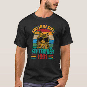T-shirt Magnifique depuis septembre 1991 31e anniversaire