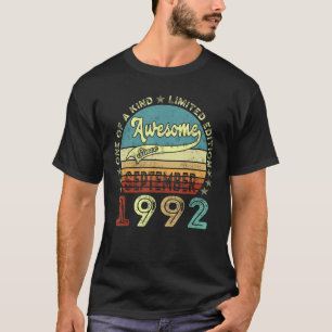 T-shirt Magnifique depuis septembre 1992 30e anniversaire 