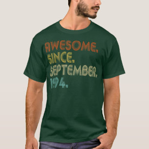 T-shirt Magnifique depuis septembre 1994 Vintage 28e anniv