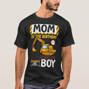 T-shirt Magnifique Excavateur Maman De L'Anniversaire Garç