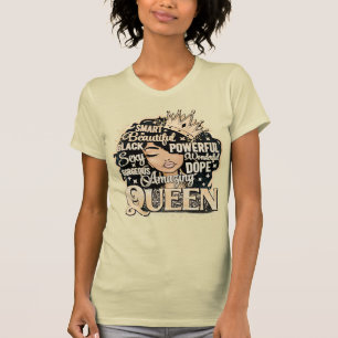 T-shirt Magnifique Extraordinaire Black Queen Melanin Sist
