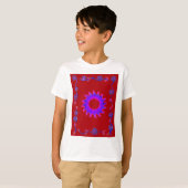 T-shirt Magnifique Inde extraordinaire Motif Mendi Art Des (Devant entier)