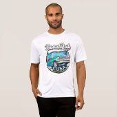 T-shirt Magnifique logo rétro Cuba. (Devant entier)