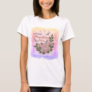 T-shirt Magnifique maman Roses