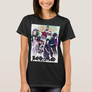 T-shirt Magnifique modèle bleu clair Kawaii musique vintag