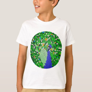 T-shirt Magnifique Peacock mosaïque cadeaux d'art customis