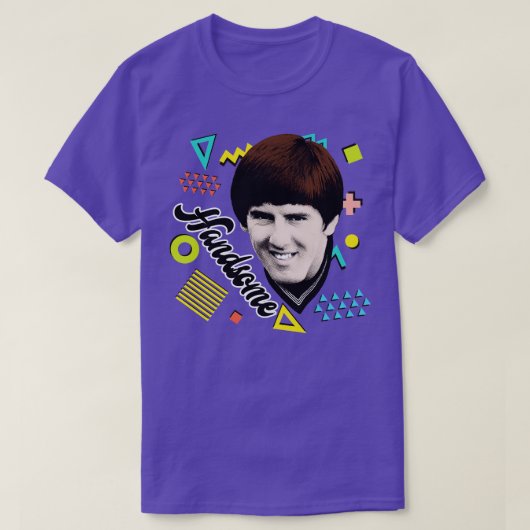 T-shirt Magnifique Peter Beardsley 80s Hommage (Design devant)