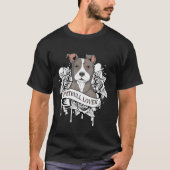 T-shirt Magnifique Pitbull Gif Pit Bull -Nouveau (Devant)