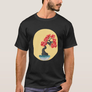 T-shirt Magnifique T Shirt Arbre Bonsai Zen Yoga Cercle Gr