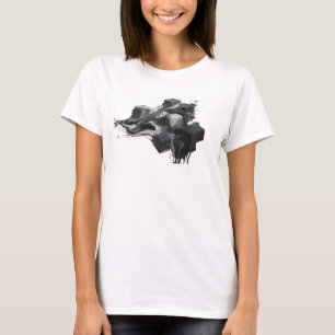 T-shirt Magnifique tee-shirt tendance à cubes abstraits do